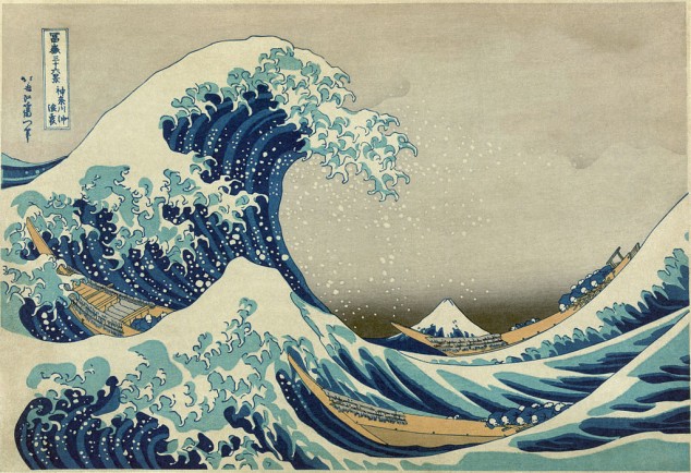 "Great wave off Kanagawa" by Hokusai