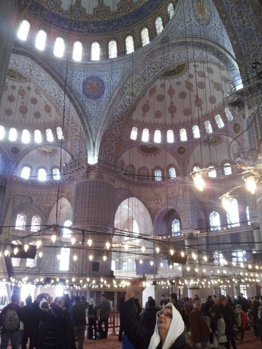 Inside the Blue Mosque