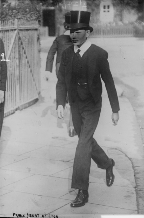 The Duke of Gloucester at Eton College, 1913.