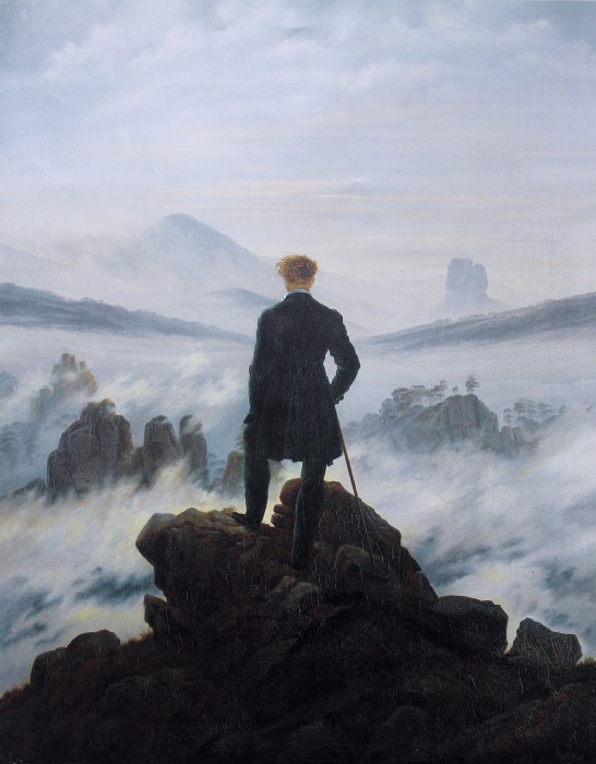 Caspar David Friedrich - The wanderer above the mists