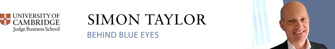 Behind blue eyes: Simon Taylor's blog.