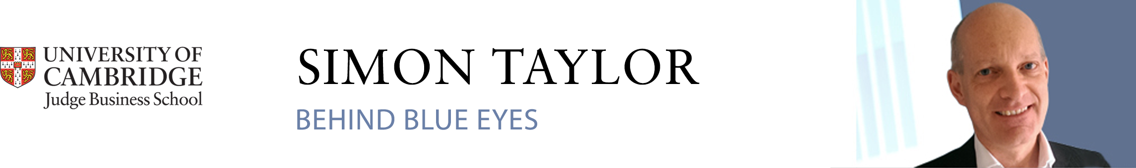 Behind blue eyes: Simon Taylor's blog.